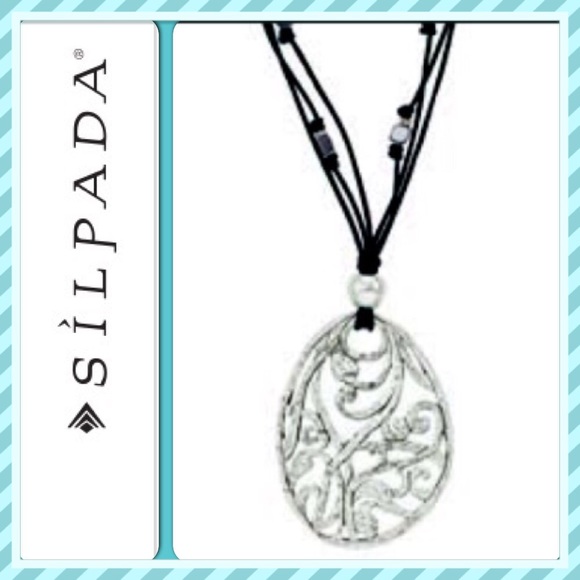 Silpada Sterling Silver Filigree Pendant - Picture 1 of 5